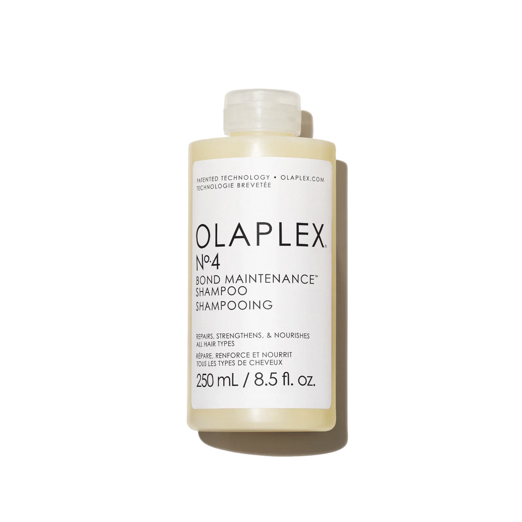 Olaplex No.4 Bond Maintenance Shampoo bottle on a white background